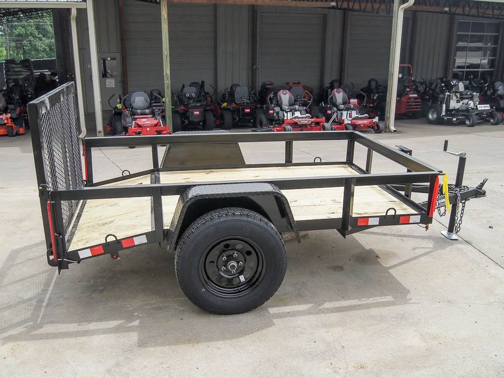 dsc08374_2 5x8 Powder Coated Dovetail Utility Trailer Single 3,500lb Axle - Image 1