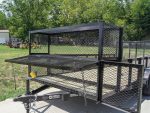 7x16 Straight Deck Utility Trailer with Stacked Baskets (2) 3500lb Axle - Image 18