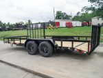 7x18 Dovetail Utility Trailer with Side Gate (2) 3,500lb Axles 7k GVWR - Image 3