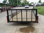 7x18 Dovetail Utility Trailer with Side Gate (2) 3,500lb Axles 7k GVWR - Image 4
