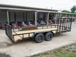7x18 Dovetail Utility Trailer with Side Gate (2) 3,500lb Axles 7k GVWR - Image 5