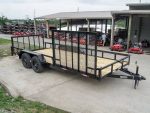 7x18 Dovetail Utility Trailer with Side Gate (2) 3,500lb Axles 7k GVWR - Image 7