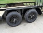 7x18 Dovetail Utility Trailer with Side Gate (2) 3,500lb Axles 7k GVWR - Image 11