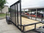 7x18 Dovetail Utility Trailer with Side Gate (2) 3,500lb Axles 7k GVWR - Image 14