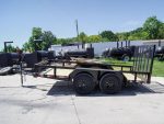6.4x12 Straight Deck Utility Trailer (2) 3,500lb Axles with Brakes - Image 3