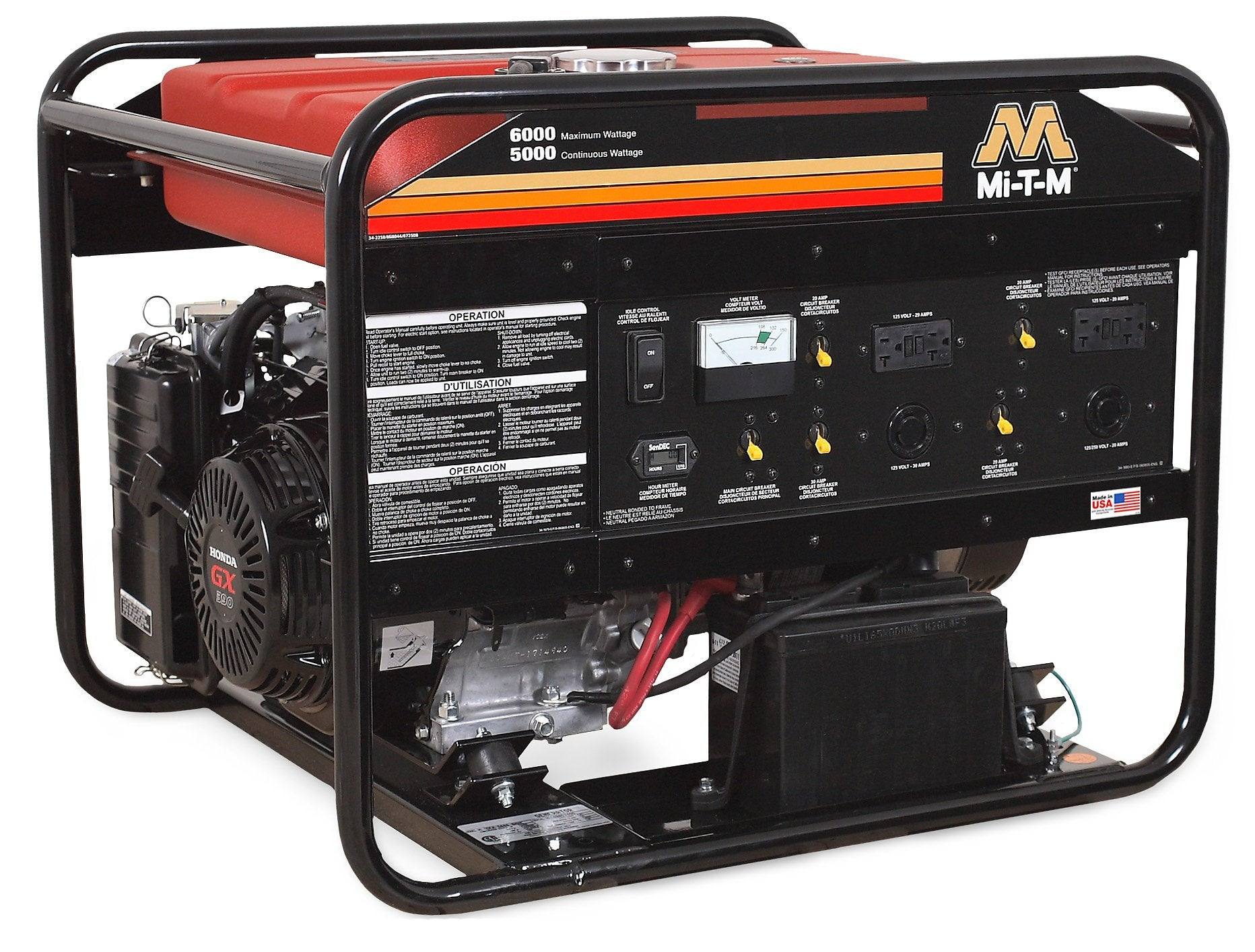 gen-6000-0mhe_1 MI-T-M GEN-6000-0MHE 6000-Watt 389cc Honda Gas Generator - Image 1