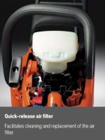 Husqvarna 555 24" Chainsaw Professional .050 Gauge 59.8cc X-Torq AutoTune (Unboxed) - Image 8