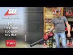 Toro 51821 60V MAX Battery Powered Brushless Leaf Blower with Battery and Charger - Image 5