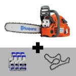 Husqvarna 455 Rancher Chainsaw 20" w/ 6-Pack Oil & Extra Chain