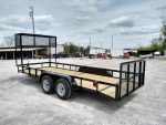 Utility Trailer 6.4' X 18' Tandem Dovetail With Cage - Image 6