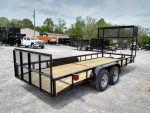 Utility Trailer 6.4' X 18' Tandem Dovetail With Cage - Image 8