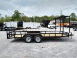 Utility Trailer 6.4' X 18' Tandem Dovetail With Cage - Image 4