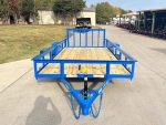 6'4" x 14 Utility Trailer Dovetail With Gate Powder Coated 3,500lb Axle - Image 21