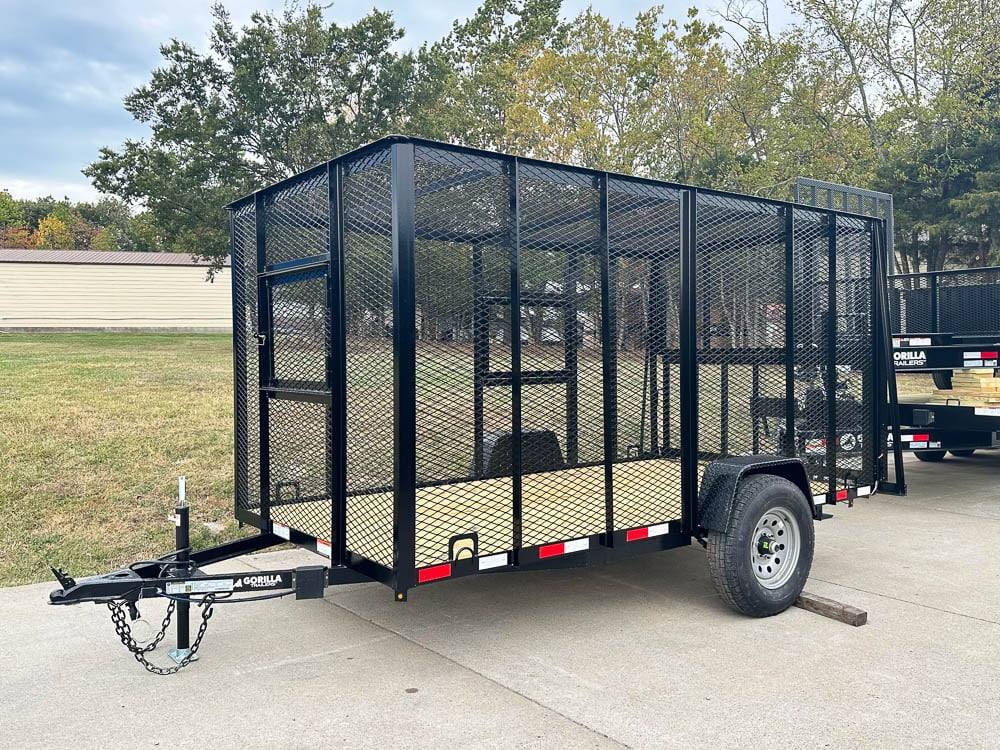img_5933 6.4x12 Straight Deck Aluminum Can Recycle Utility Trailer 3,500lb Axle with Brakes - Image 1