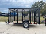 6.4x12 Straight Deck Aluminum Can Recycle Utility Trailer 3,500lb Axle with Brakes - Image 2