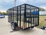 6.4x12 Straight Deck Aluminum Can Recycle Utility Trailer 3,500lb Axle with Brakes - Image 3