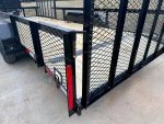 7x20 Powder Coated Utility Trailer with Side Gate and 18" Mesh (2) 3,500lb Axles - Image 15