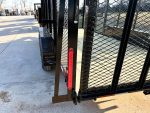 6.4x16 Straight Deck Utility Trailer 6ft Mesh Sides Ladder Racks (2) 3,500lb Axles - Image 14