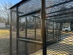 6.4x16 Straight Deck Utility Trailer 6ft Mesh Sides Roof (2) 3,500lb Axles - Image 12