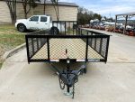 6.4x20 2ft Mesh Sides Utility Trailer Dovetail (2) 3500lb Axle - Image 2