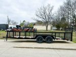 6.4x20 2ft Mesh Sides Utility Trailer Dovetail (2) 3500lb Axle - Image 5