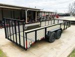 6.4x20 2ft Mesh Sides Utility Trailer Dovetail (2) 3500lb Axle - Image 8
