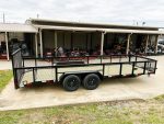 6.4x20 2ft Mesh Sides Utility Trailer Dovetail (2) 3500lb Axle - Image 9