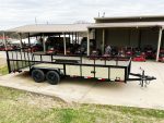 6.4x20 2ft Mesh Sides Utility Trailer Dovetail (2) 3500lb Axle - Image 10