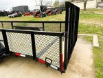 6.4x20 2ft Mesh Sides Utility Trailer Dovetail (2) 3500lb Axle - Image 16