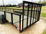 6.4x20 2ft Mesh Sides Utility Trailer Dovetail (2) 3500lb Axle - Image 17
