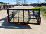 6.4x12 Powder Coated Dovetail Utility Trailer With Gate 3500lb Axle - Image 4