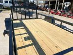 6.4x12 Powder Coated Dovetail Utility Trailer With Gate 3500lb Axle - Image 13