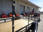 Utility Trailer 6.4x12 with Trimmer Racks Dove Tail Gate - Image 2