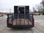 Enclosed Utility Hybrid Trailer 7'x18' with Side Ramp- Lawn Mower Equipment Hauler Storage - Image 7