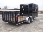 Enclosed Utility Hybrid Trailer 7'x18' with Side Ramp- Lawn Mower Equipment Hauler Storage - Image 5