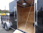 Enclosed Utility Hybrid Trailer 7'x18' with Side Ramp- Lawn Mower Equipment Hauler Storage - Image 8