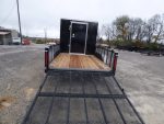 Enclosed Utility Hybrid Trailer 7'x18' with Side Ramp- Lawn Mower Equipment Hauler Storage - Image 10