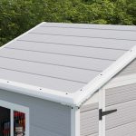 Patiowell 6x4 Plastic Storage Shed with Floor, Gray - Image 5
