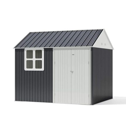 Patiowell 10x8 Metal Shed with Windows