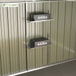 Patiowell Detachable Storage Rack for Metal Shed - Image 3