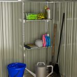 Patiowell Detachable Storage Rack for Metal Shed - Image 7