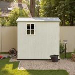 Patiowell 4x6 Plastic Storage Shed for Bike, Light Gray - Image 9