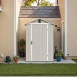 Patiowell Fit-it 4x8 Plastic Storage with Floor, Gray - Image 10