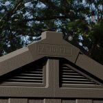 Kick-it 8x6 Plastic Storage Shed with Floor, Gray & Beige - Image 8