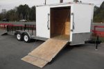 Enclosed Utility Hybrid Trailer 7'x20' - Lawn Mower Equipment Hauler Storage - Image 19