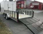 Enclosed Utility Hybrid Trailer 7'x20' - Lawn Mower Equipment Hauler Storage - Image 12