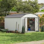 Patiowell 10x12 Barn Style Metal Shed with Gambrel Roof - Image 2