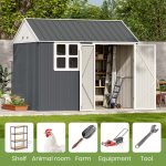 Patiowell 10x8 Metal Shed with Windows - Image 6
