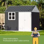 Patiowell 10x8 Metal Shed with Windows - Image 8