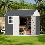 Patiowell 10x8 Metal Shed with Windows - Image 13